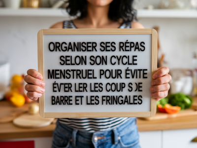 Comment organiser ses repas selon son cycle menstruel pour éviter coups de barre et fringales