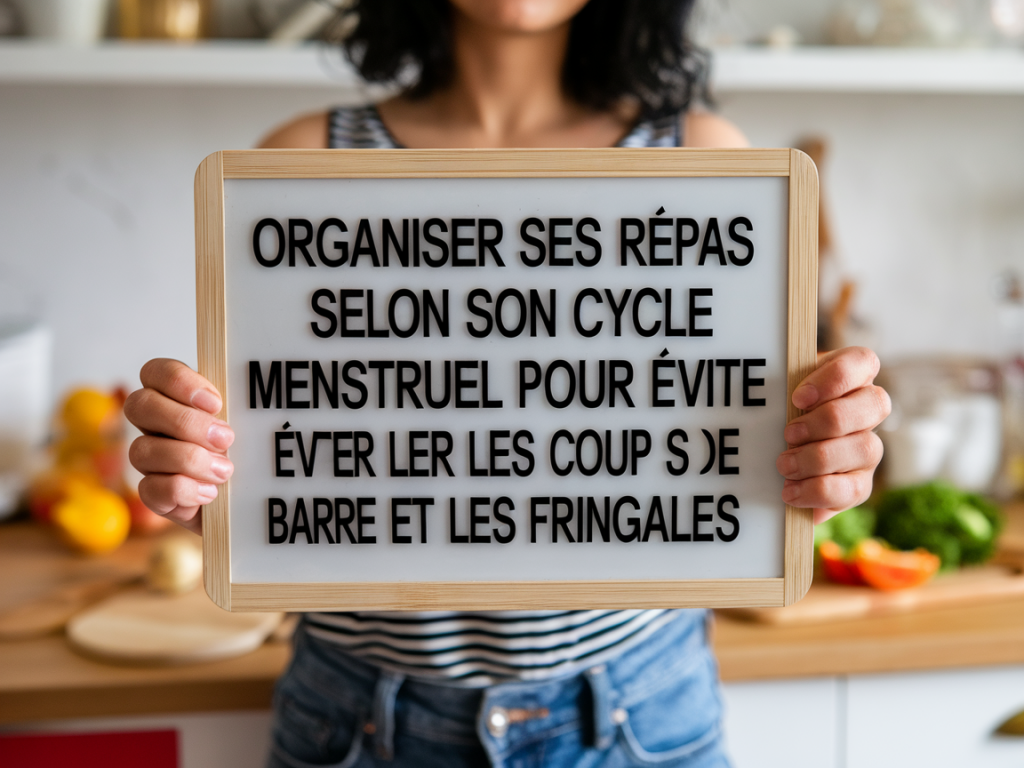 Comment organiser ses repas selon son cycle menstruel pour éviter coups de barre et fringales